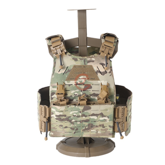 Gilet tattico a sgancio rapido con logo personalizzato con sistema Molle 