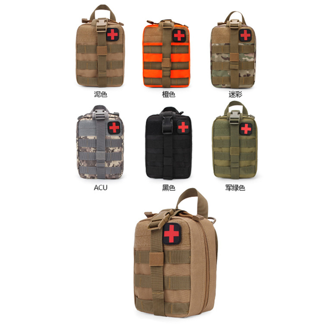 Portable Tactical Military First Aid Kit vacua Bag