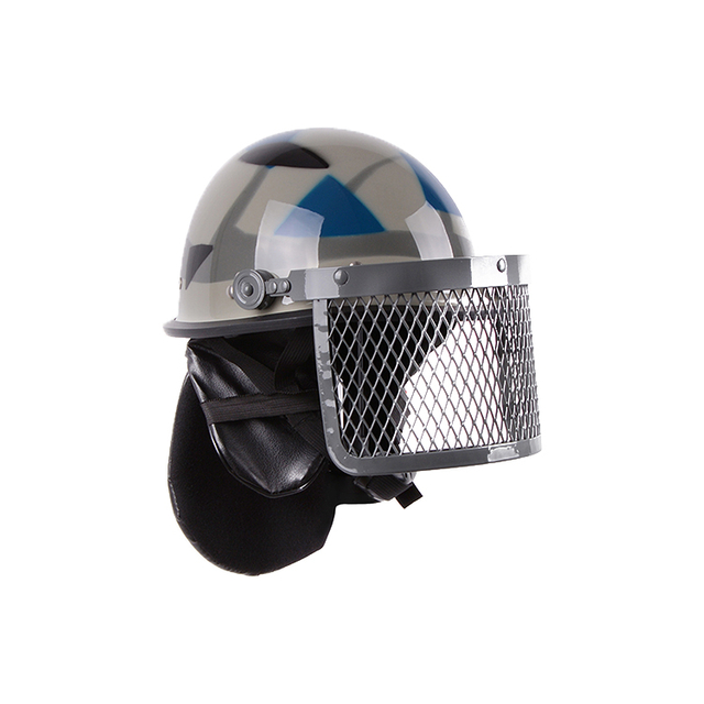 Nepal Polisi Tam Yüz Visor ABS+PC Anti Riot Kask