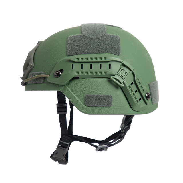 Kugelsicherer Helm aus hochdichtem Polyethylen f&uuml;r den anspruchsvollen professionellen Einsatz