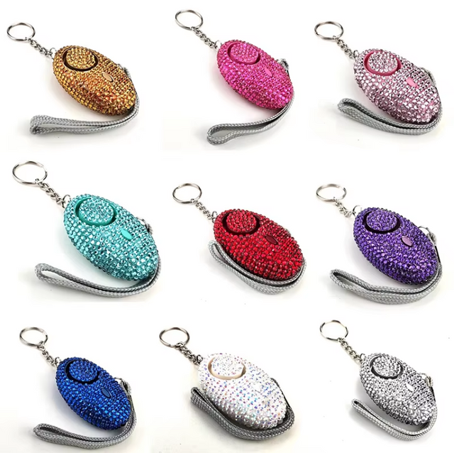  rhinestone keychain الارم 