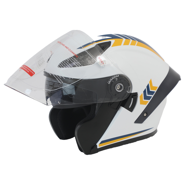 Polismotorcykling halv ansiktshjälm