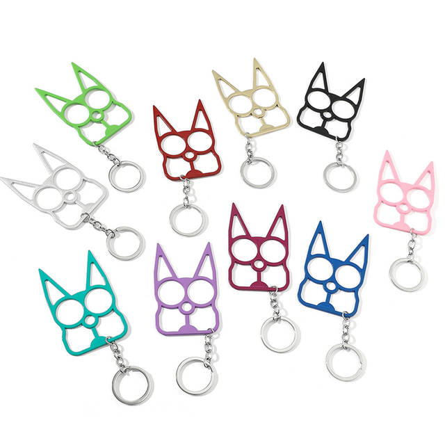Tự vệ đa chức năng cho phụ nữ cửa sổ Breaker Cat Finger Chai mở khóa 